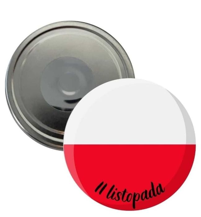 Przypinka z okazji Święta Niepodległości - 11 listopada flaga