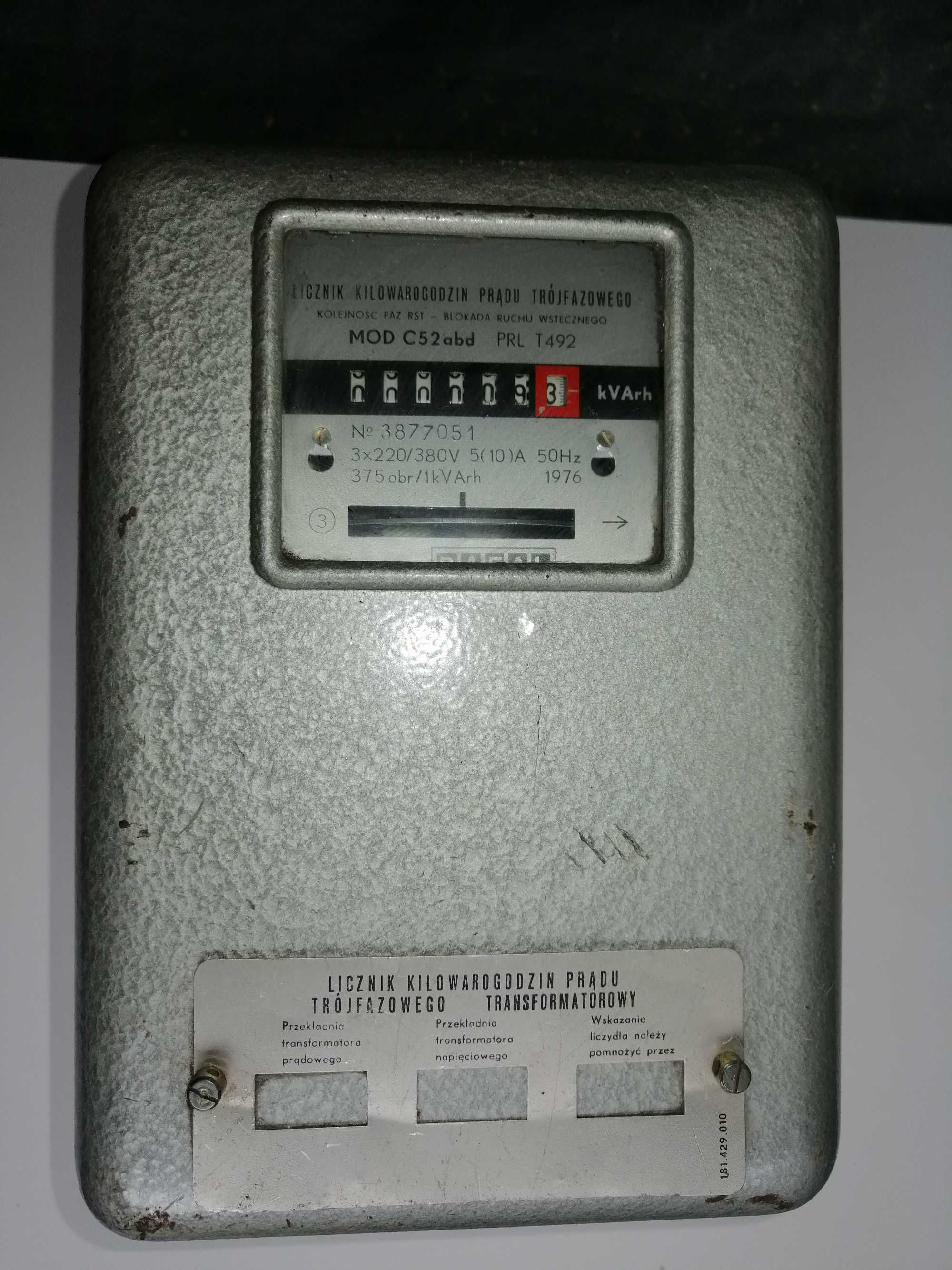 licznik energii elektrycznej trójfazowy PAFAL