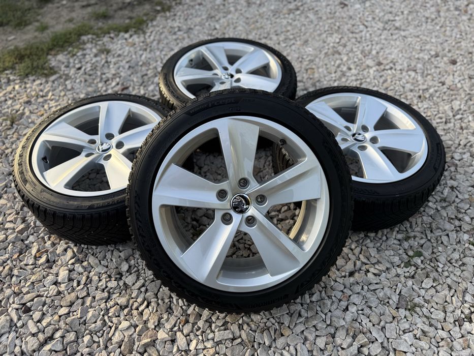 Koła felgi zimowe 5x112 Skoda 225/45/17 R17 Octavia Superb