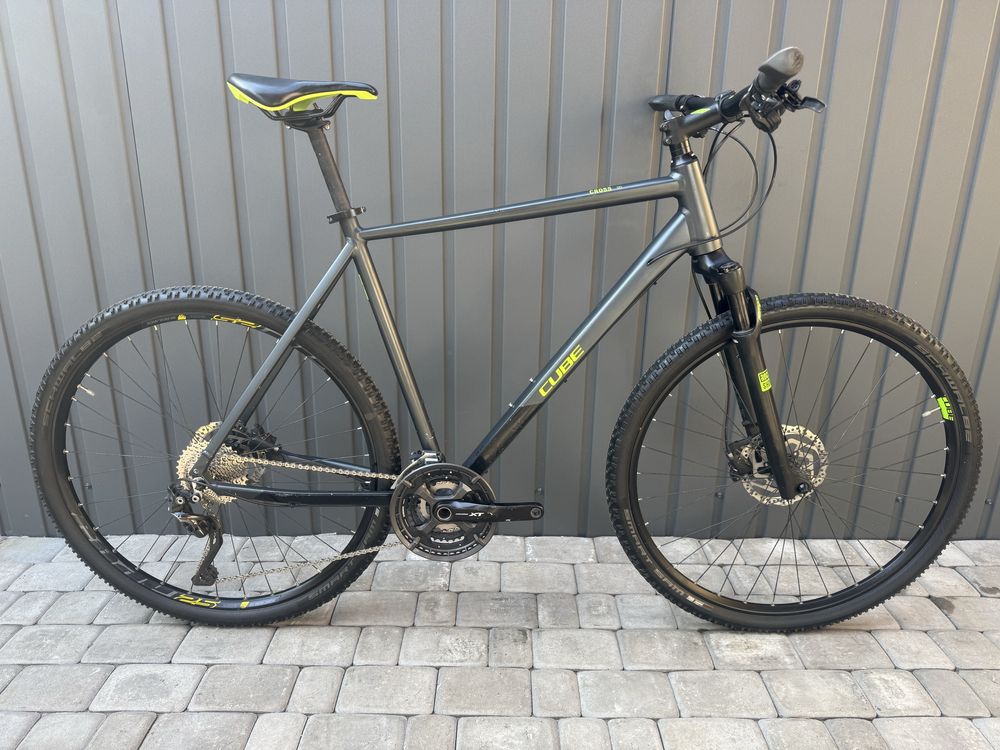 Велосипед Cube Cross Pro. RockShox Paragon, Shimano XT RD-T8000