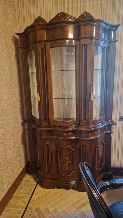 Komoda 2 sztuki - drewno, fornir ,połysk, ArtDeco