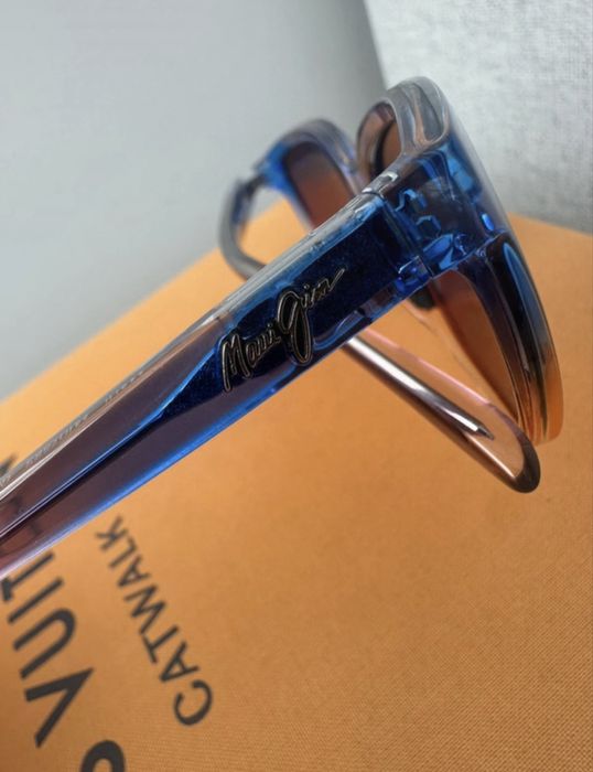 Óculos Maui Jim HONI originais (MJ0758S-003) com lentes polarizadas