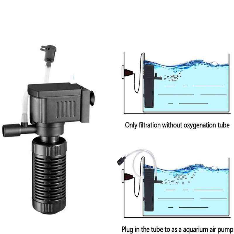 Mini Bomba agua filtro aquário ultra silenciosa submersivel 220v NOVO