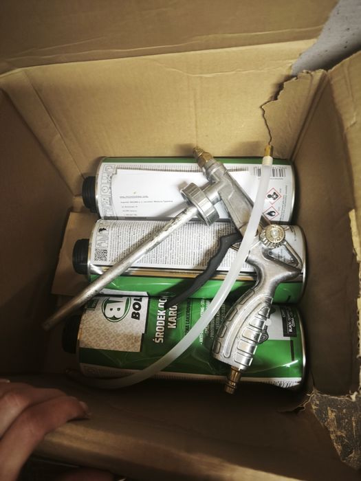 Zestaw do karoserii 3×1L plus pistolet natryskowy