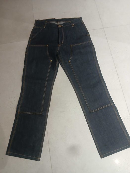Spodnie jeansowe carhartt i levis 501