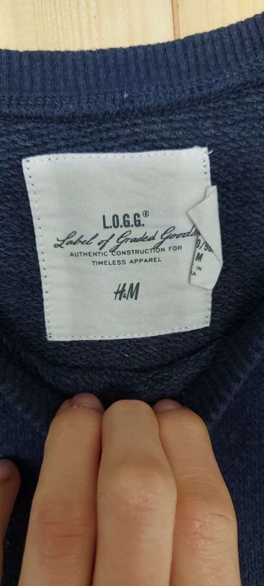Bluzka z krótkim rękawem cekiny obersize M H&M