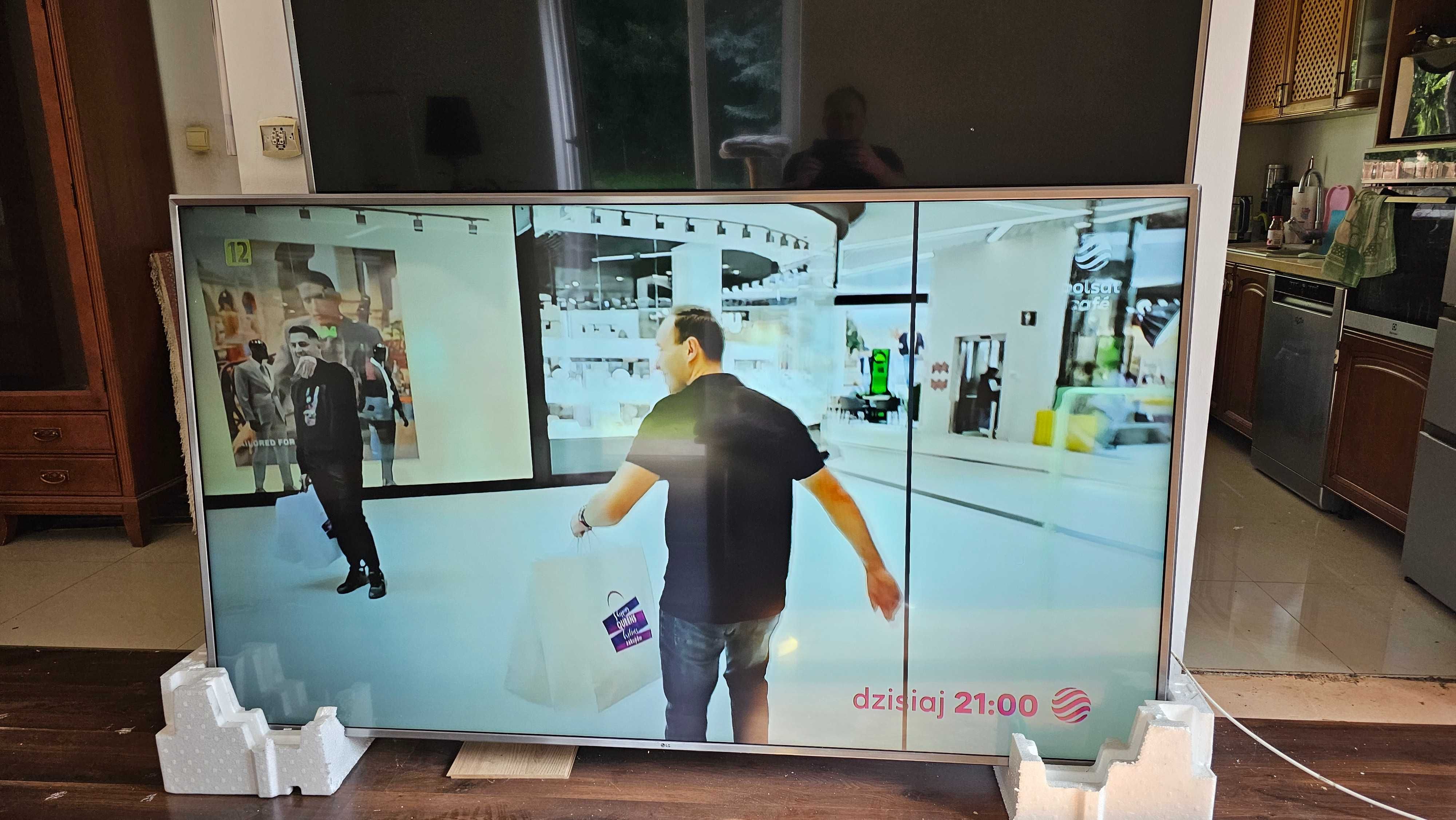 Tv 86 cali z wadą na ekranie