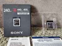 Karta SONY XQD 240GB super szybka do Nikon Sony Canon
