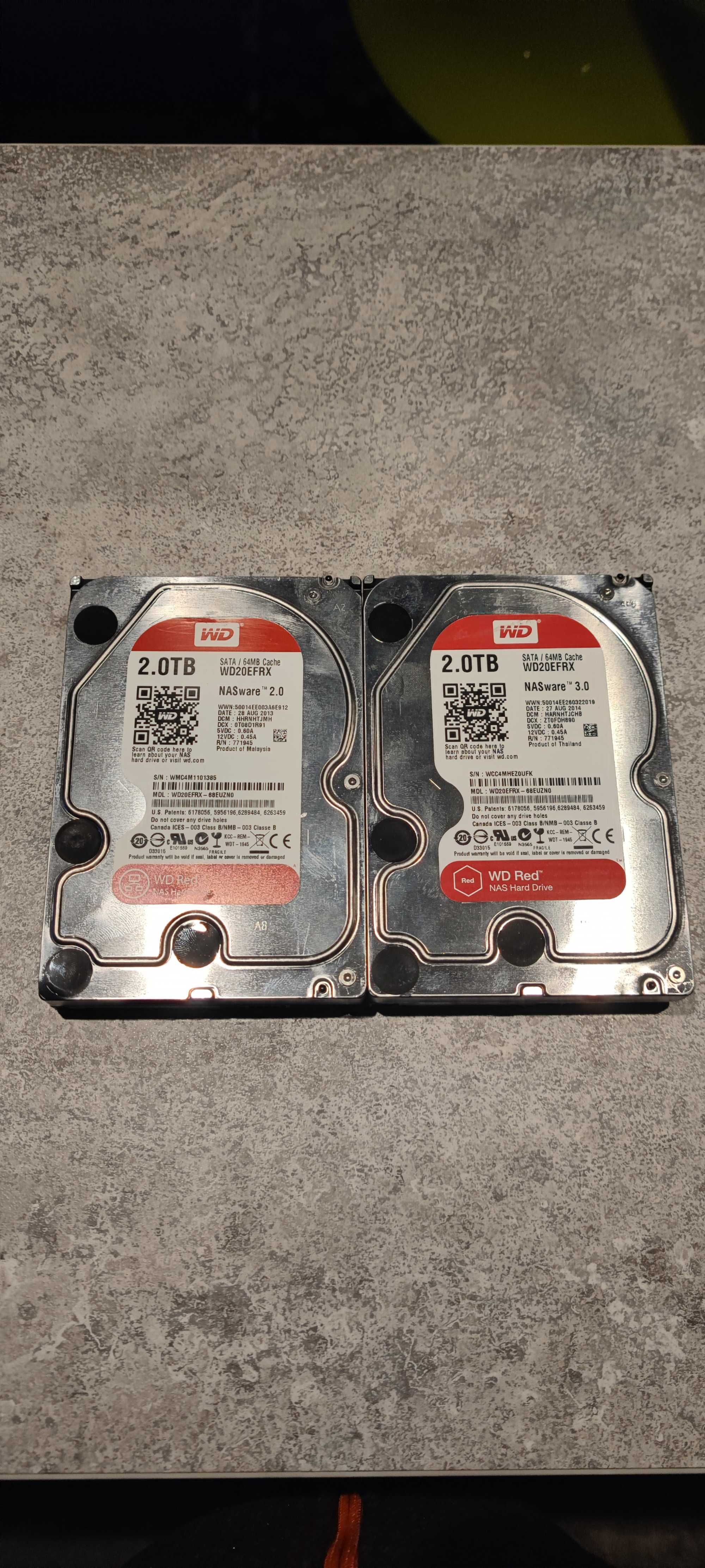 Western Digital WD20EFRX 2TB SATA III 3,5 - X2 4TB !OKAZJA!