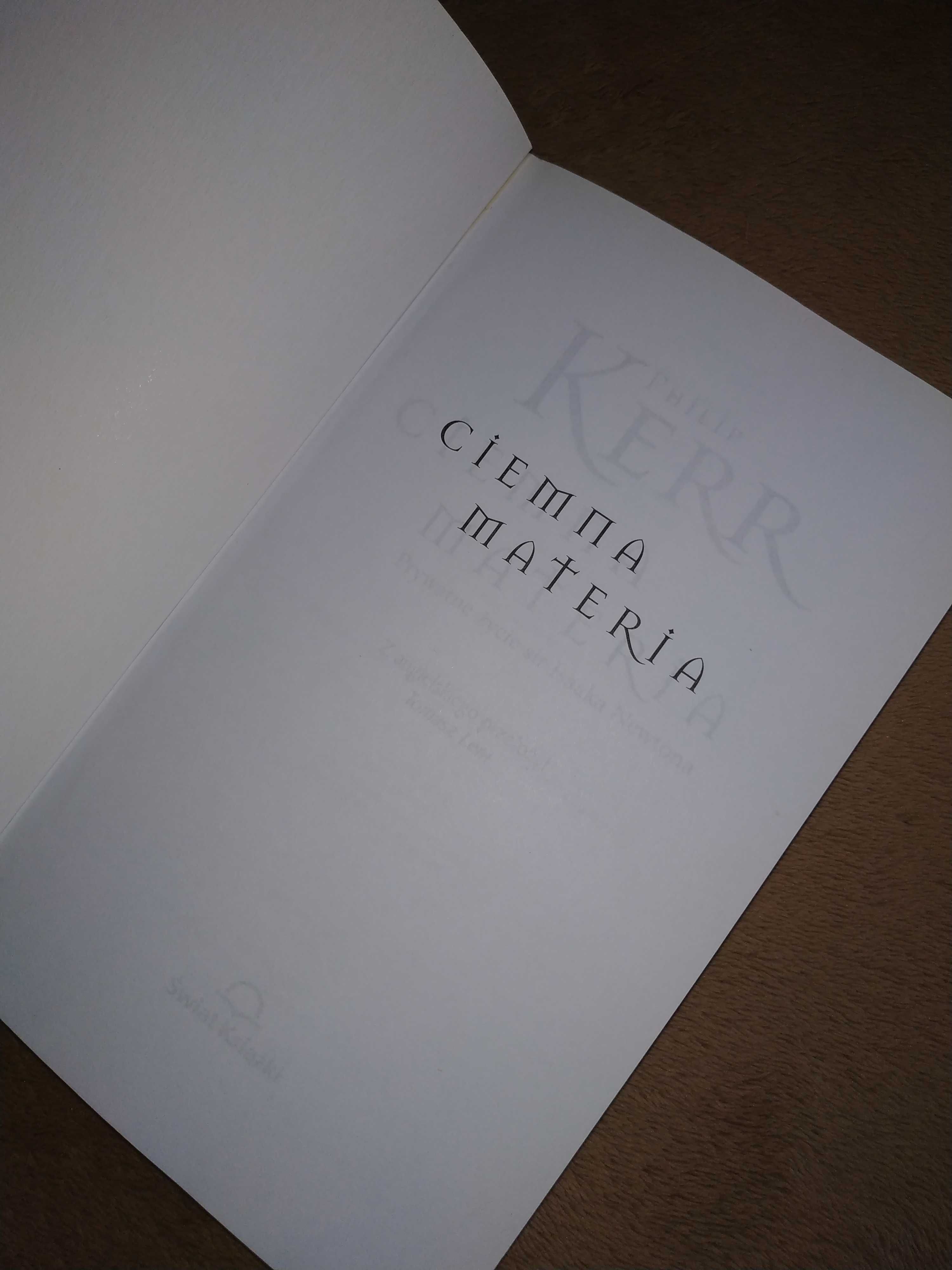 Ciemna materia Philip Kerr książka