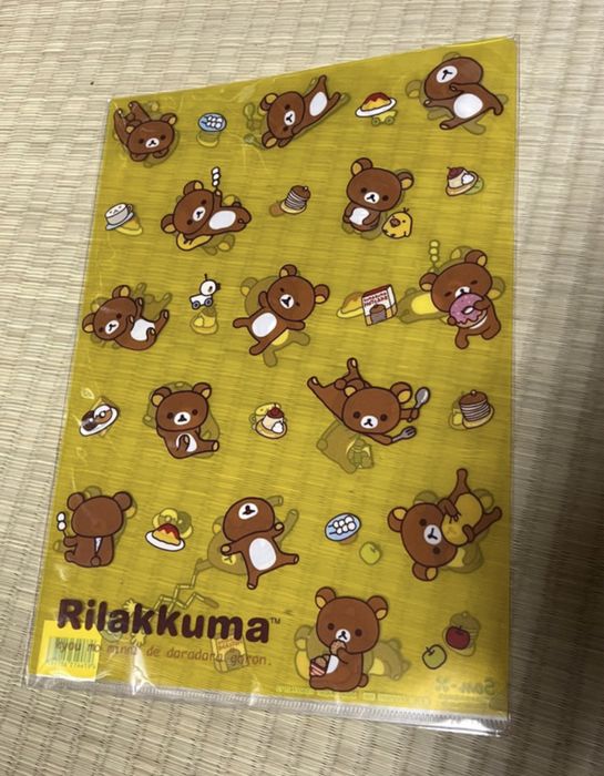 Kawaii Rilakkuma folder teczka na dokumenty japan