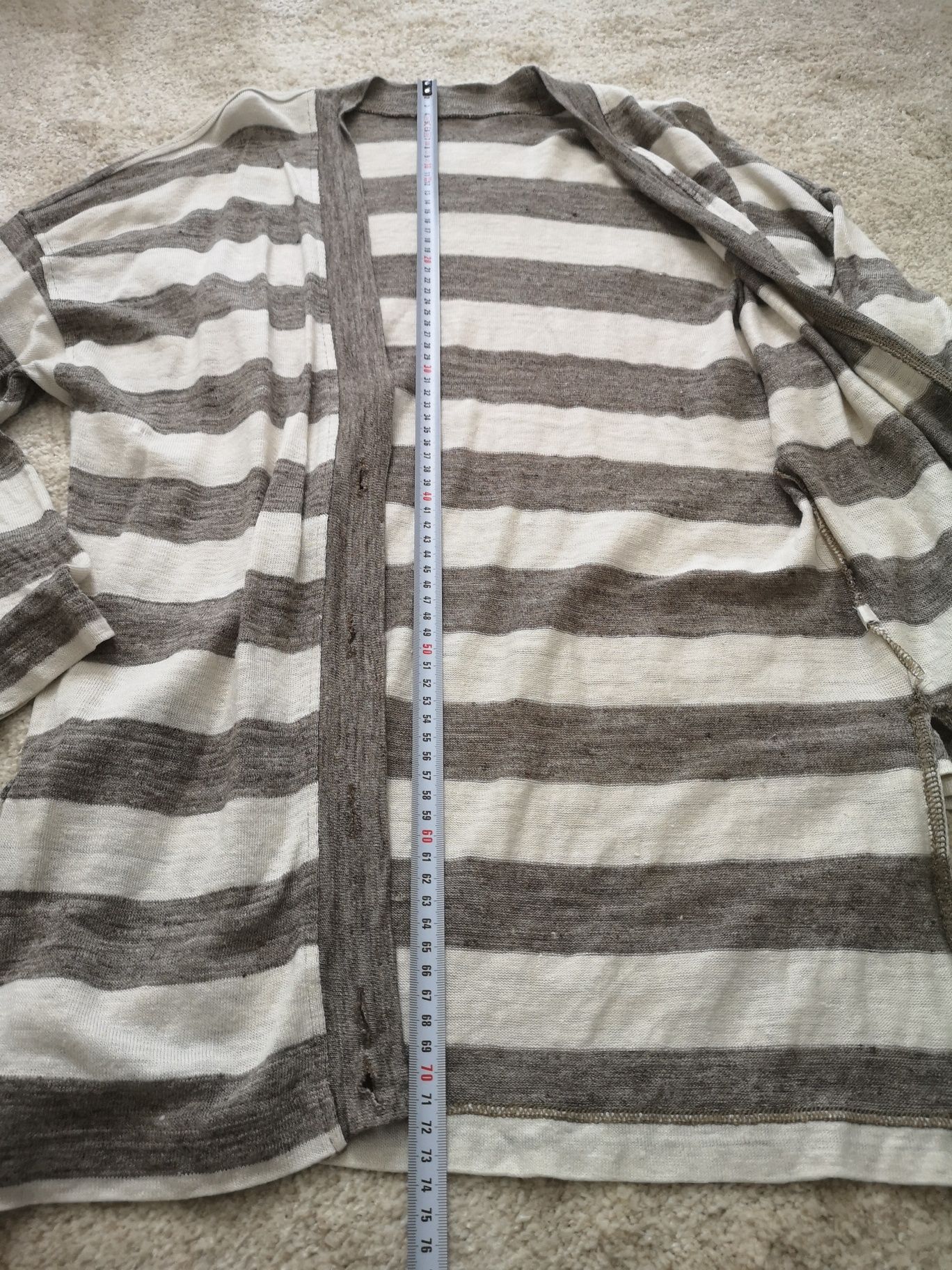 Narzutka kardigan z bluzką L/XL