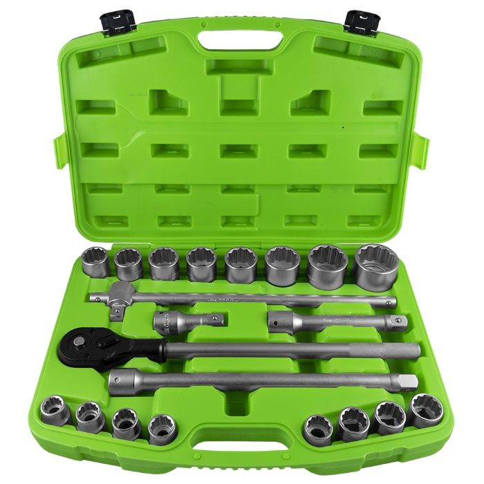 Jogo 21 Chaves Caixa 12 faces ou BI-Sextavadas 3/4" ( Gigante)