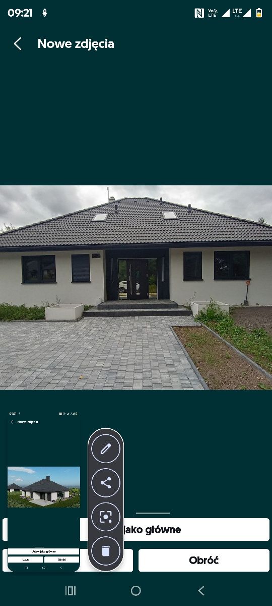 Nowy dom jednorodzinny z wiatą dwustanowiskową w 6 miesiecy