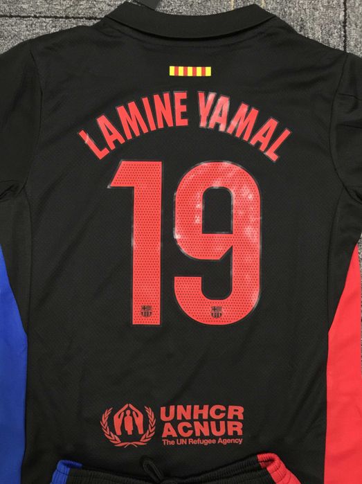Strój dziecięcy #19 Lamine Yamal FC Barcelona wyjazdowa R.28