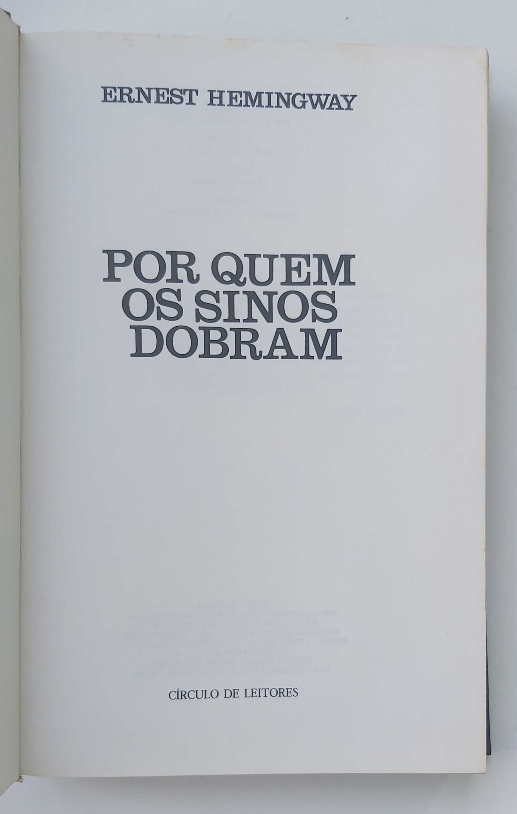 Ernest Hemingway - Por Quem os Sinos Dobram