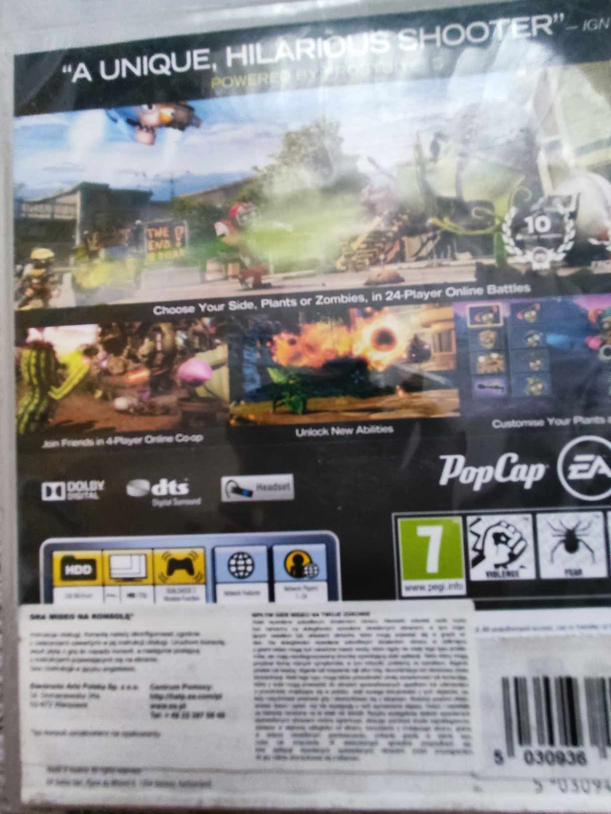 Plants vs Zombies Garden warfare na PlayStation 3 PS 3