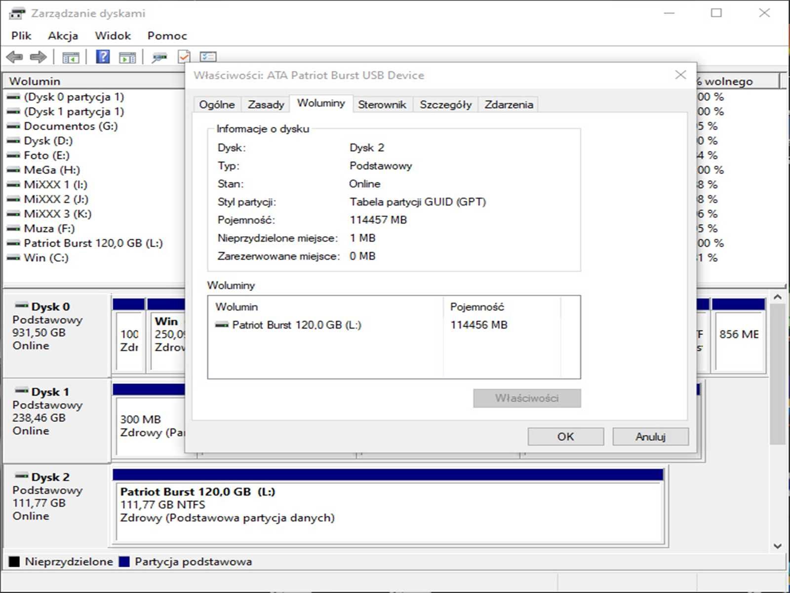 SSD 120GB PaTrioT BursT