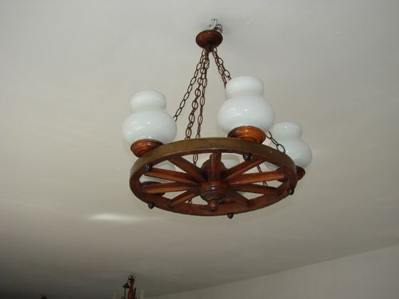 Żyrandol , lampa, koło