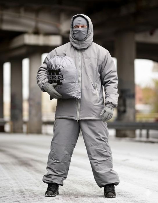 Польський костюс Рівень7 Сірий / зимовий костюм OBLIVION 7 рівнів