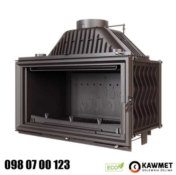 Камінна топка камін KAWMET W15 (13.5 kW) ECO В наявності Львів Монтаж