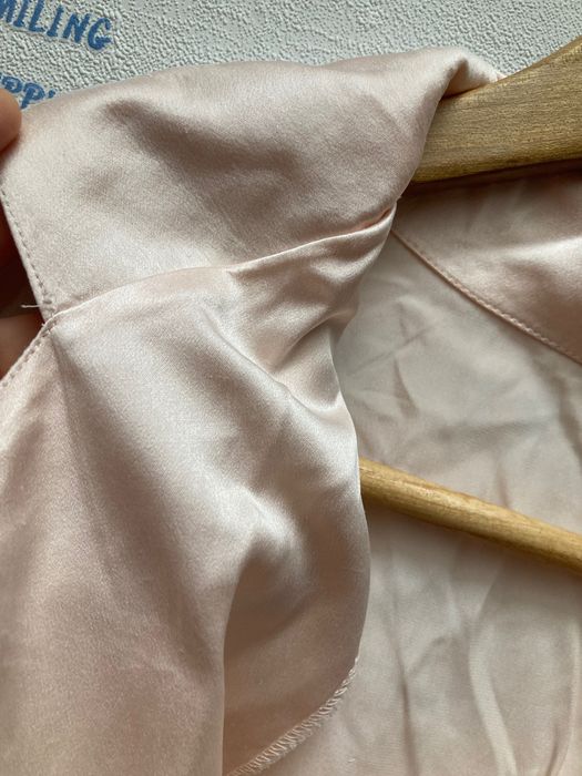 100% шовк Jean Jacques Benson вінтажна нічна сорочка розмір М .