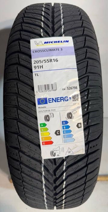 1x 205/55r16 Michelin Crossclimate 3 91H 2025