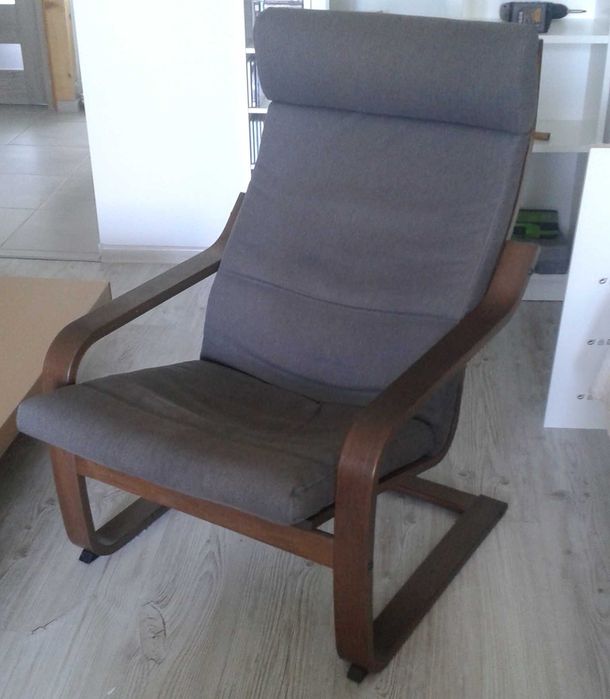 Fotel + podnóżek IKEA POÄNG