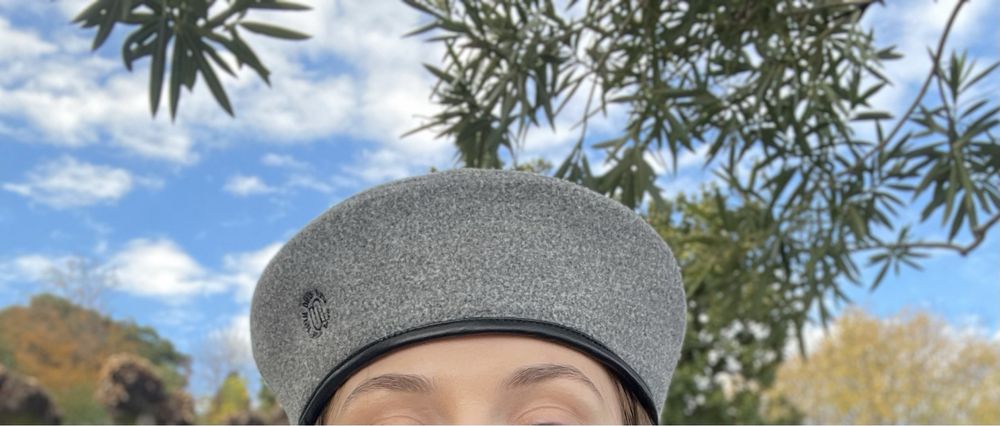 Берет світ.сірий “By Nino shop”