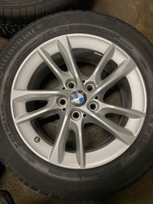 Koła Alu BMW X1 5x112 7Jx16H2 ET47 66,6 Zima Continental 195/65R16 8mm