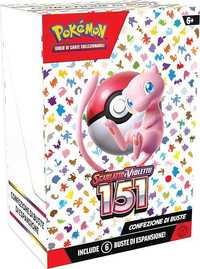 Zestaw kart pokemon tcg: scarlet & violet 151 booster bundle w. włoska