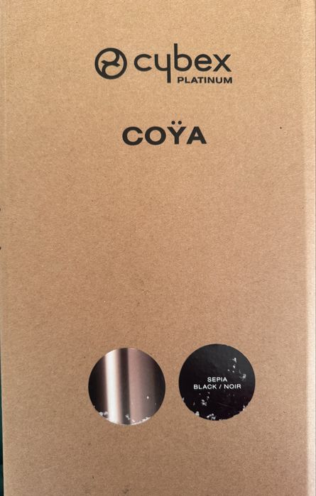 Cybex Coya wózek spacerówka rama Rosegold / Sepia Black