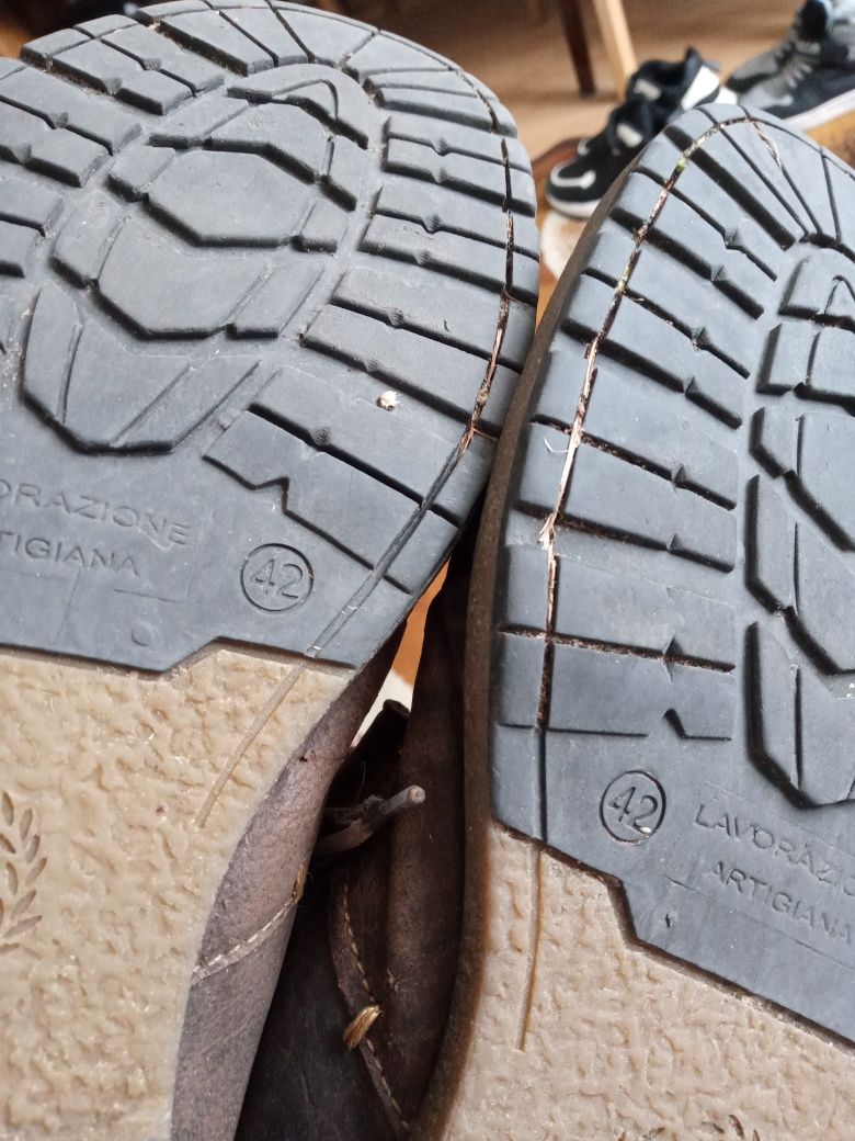 Zestaw buty męskie używane rozmiar 42 wkładka 28 cm uszkodzone Lasocki