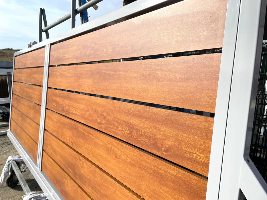 Profil aluminium Złoty Dąb 100x20 malowany 2mb proszkowo drewnopodobny