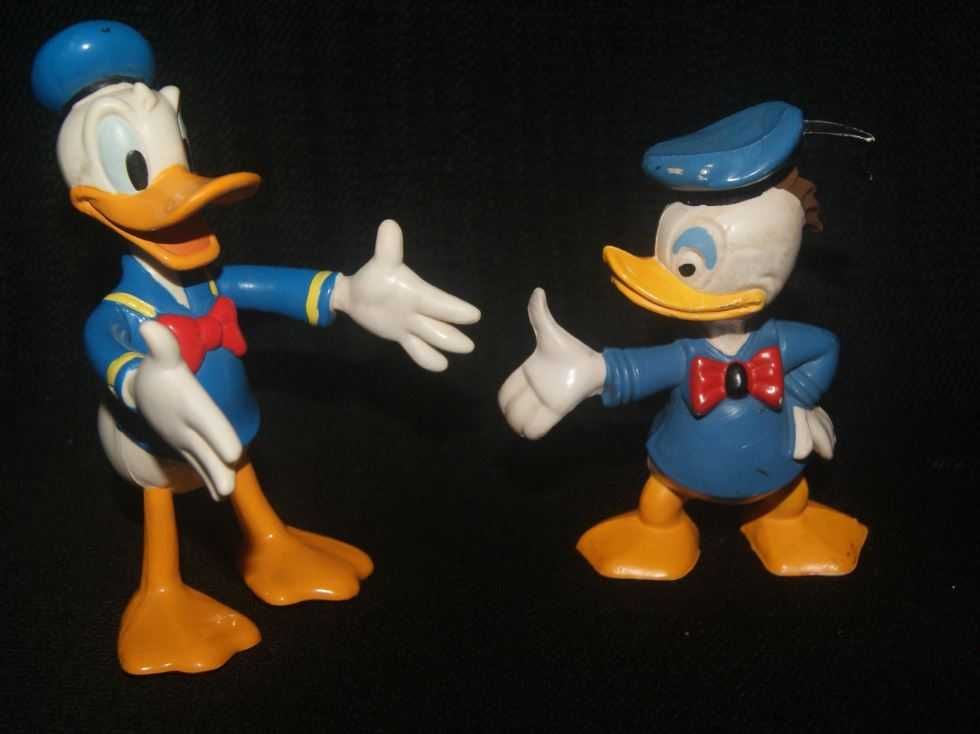 Boneco antigo articulável do Pato Donald