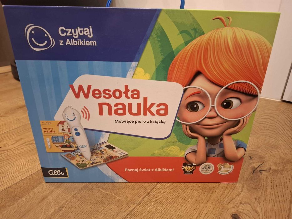 Kompletny zestaw startowy Albik z książką "Wesoła nauka"