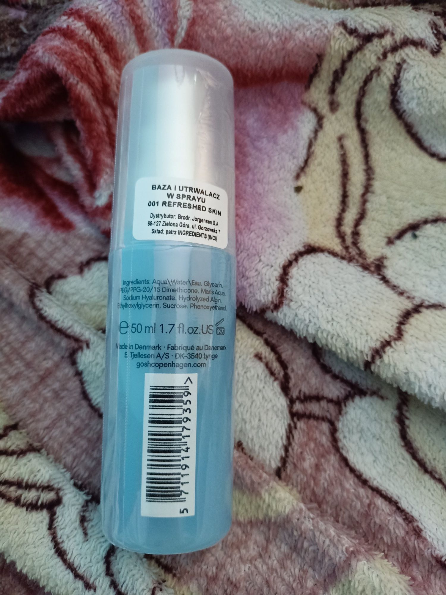 GOSH primer set spray baza i utrwalacz w spreyu 50ml