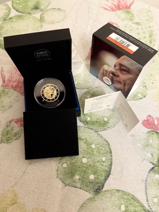 Moeda 2€ França Jacques Chirac Proof 2022