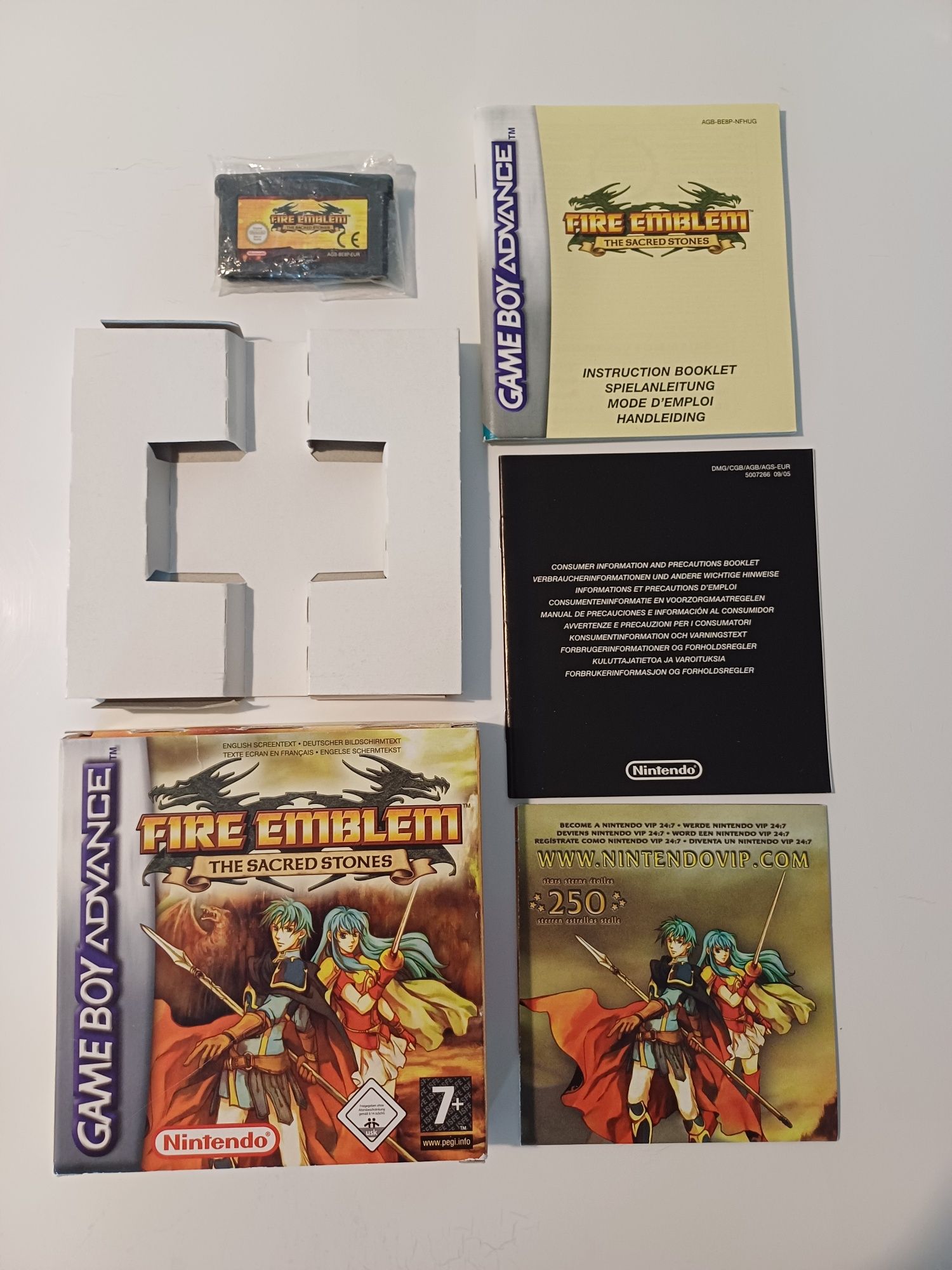 Fire Emblem the Sacred Stones Nintendo Gameboy Advance DS angielska