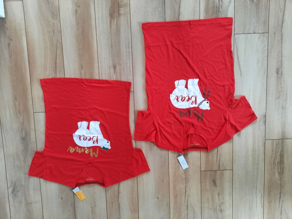 Zestaw świątecznych koszulek sesja świąteczna M