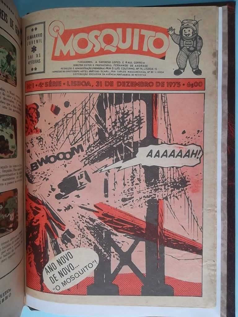 "O Mosquito", Volume com as 2ª, 3ª e 4ª séries completas. (1960/75)