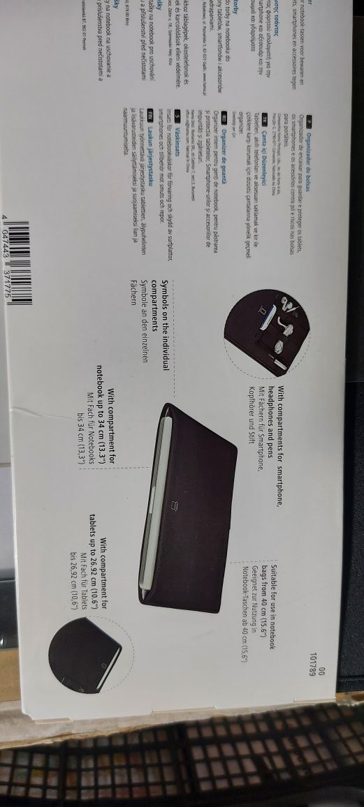 Organizer na laptopa smartfona tableta Hama