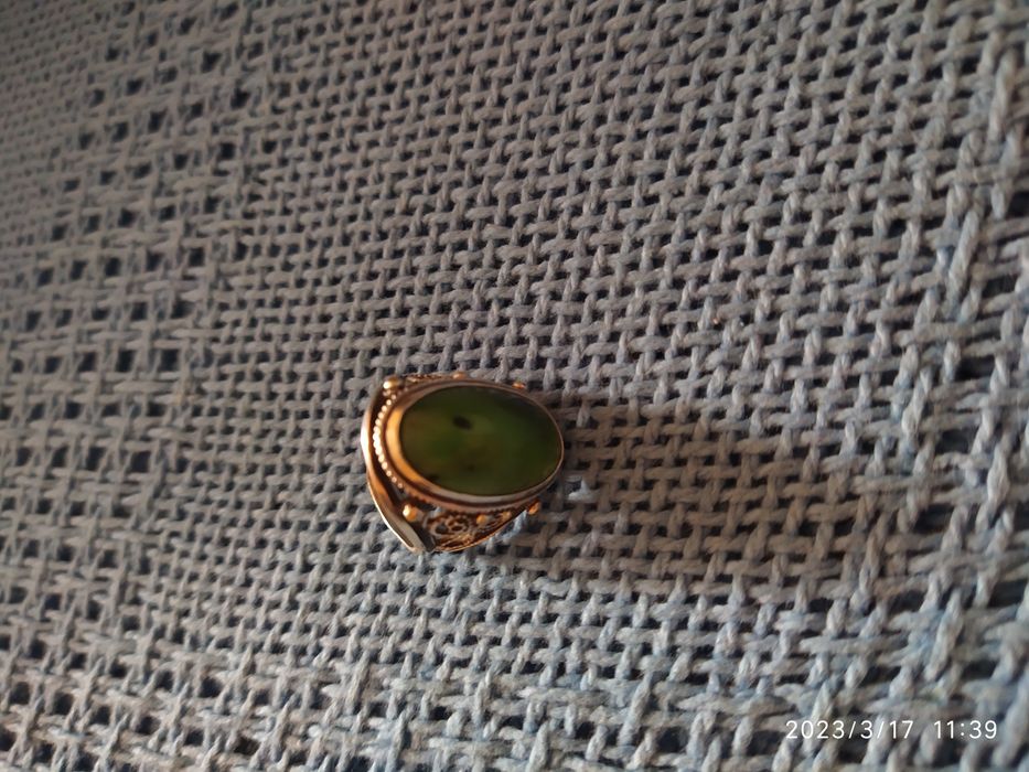 Продаю перстень с нефритом Ссср