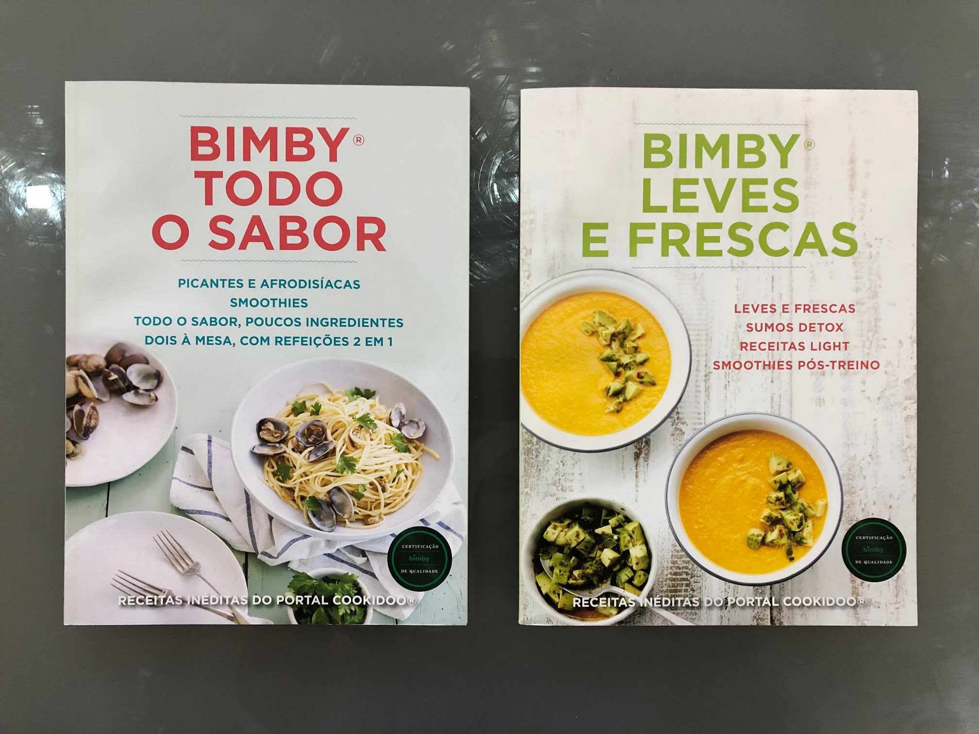 2 Livros Bimby Todo o Sabor & Bimby Leves e Frescas