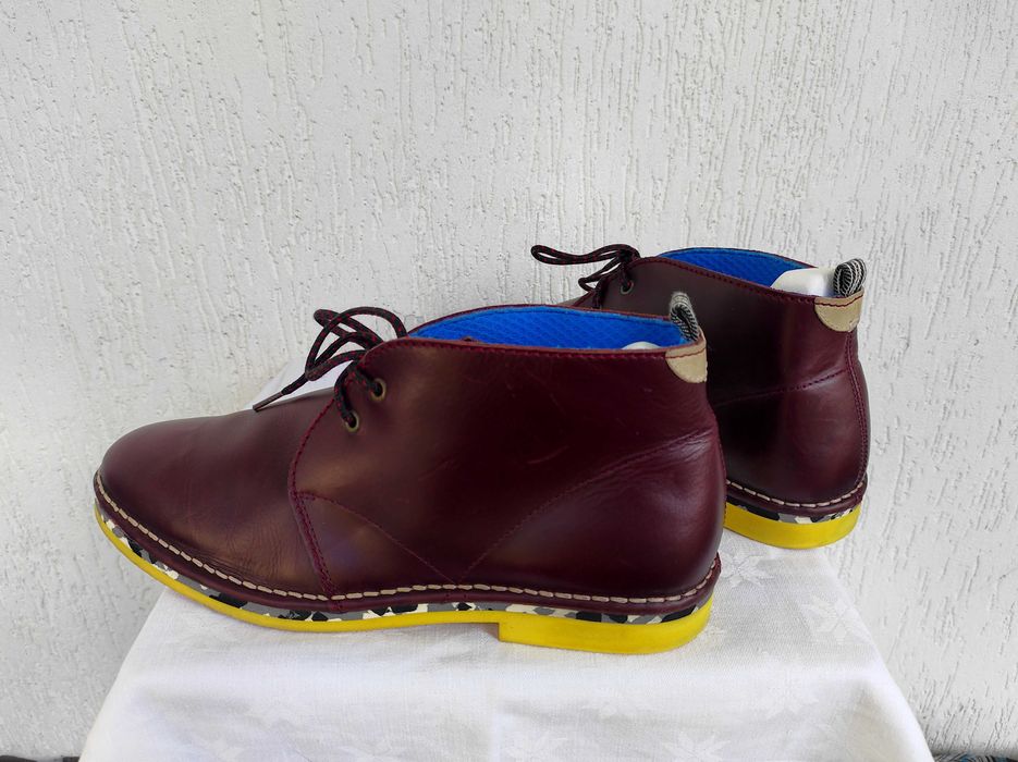 Брендовие кожанние ботинки Swear London р.44