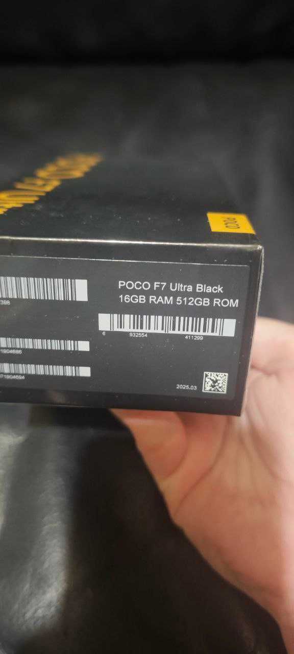 Poco F7 Ultra 16/512 Czarny NOWY Folia DOWÓD Zakupu Gwarancja 24M