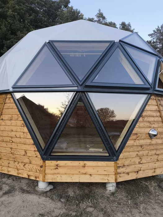 Kopuła całoroczna, glamping, domek letniskowy sala warsztatowa