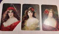 Винтажные почтовые открытки с картинами Анжело Асти, 1900е года