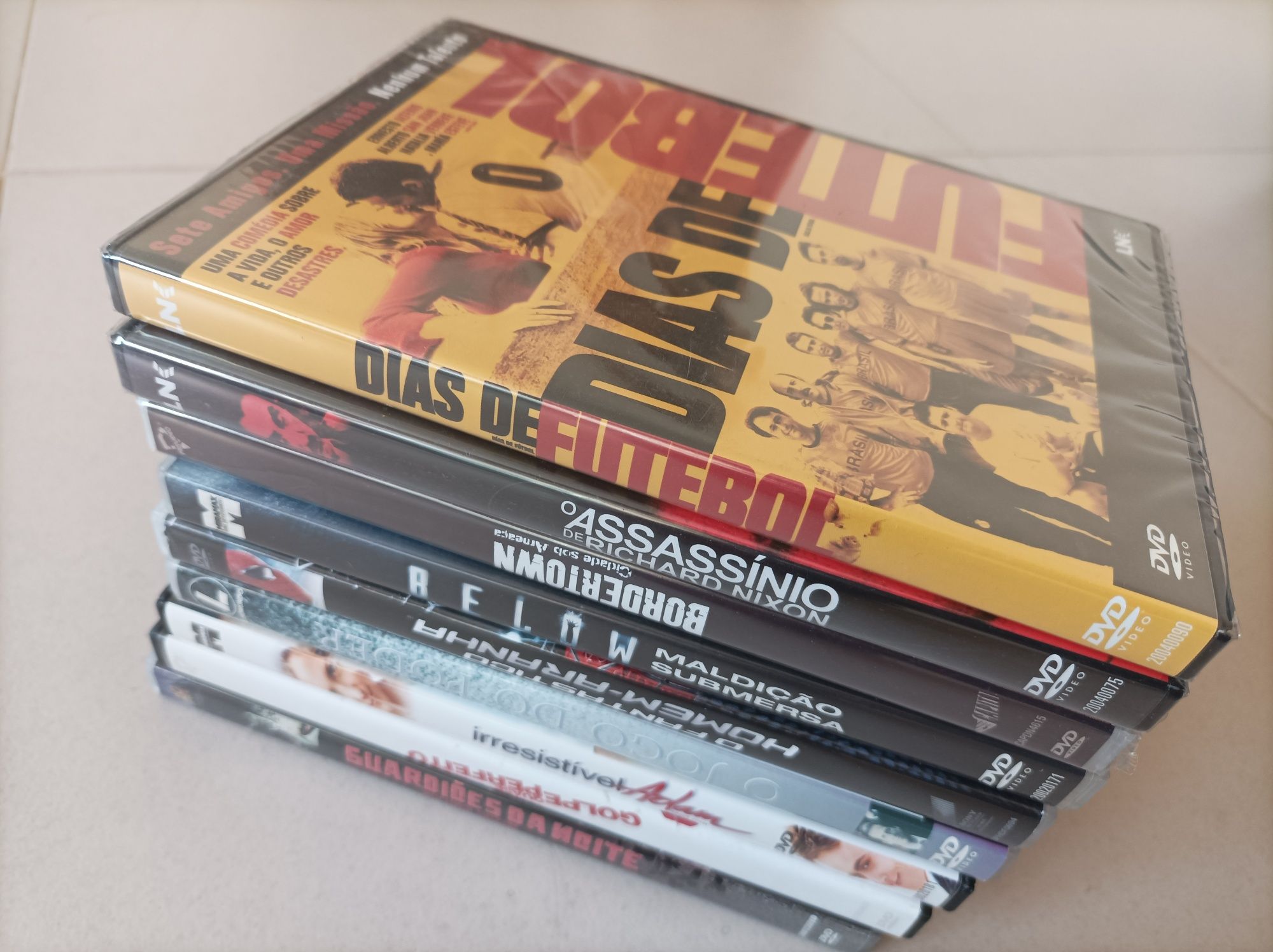Lote de 8 DVDs originais (Filmes de Acção)