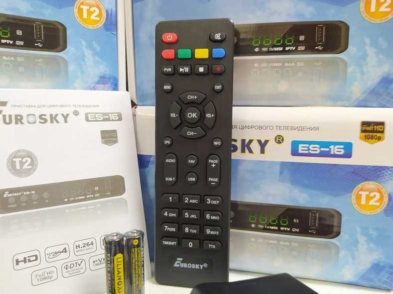 НОВЫЙ приставка Т2 приемник ресивер EuroSky ES-16 YouTube IPTV MeGoGo